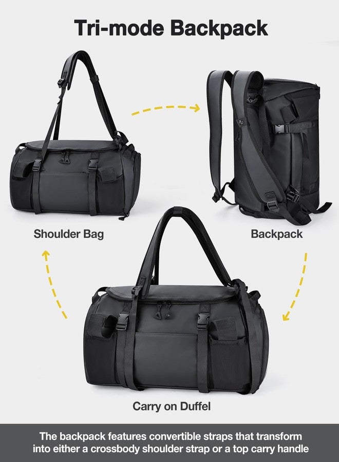 Vuudh 3-in-1 Gym Bag - 36L Convertible Large-Capacity Fitness Backpack, Water-Resistant Travel Duffel with Shoe Compartment, Quick Access Pockets & Adjustable Straps - Image 3